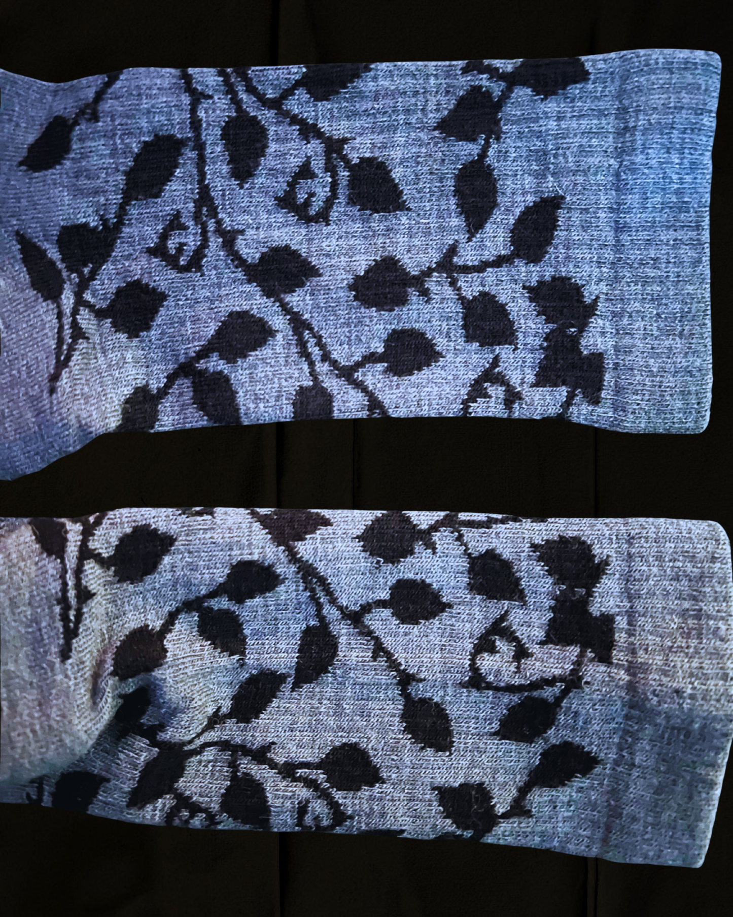 Black Bramble Merino Wool Hiking Sock