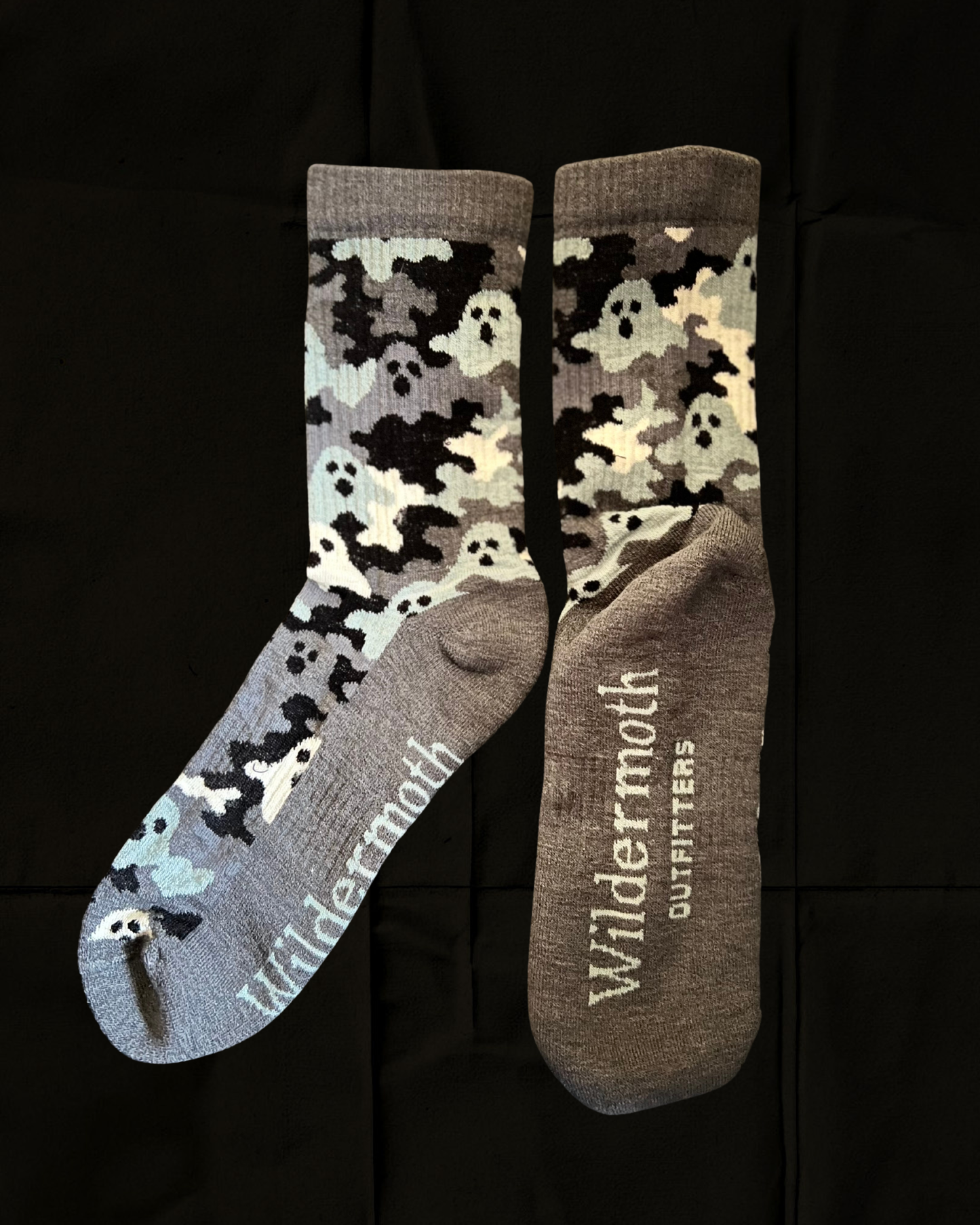 Ghost Camo Merino Wool Hiking Sock